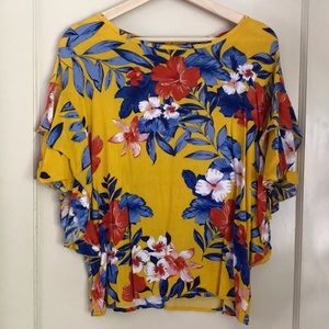 NWT Jennie & Marlis floral shirt